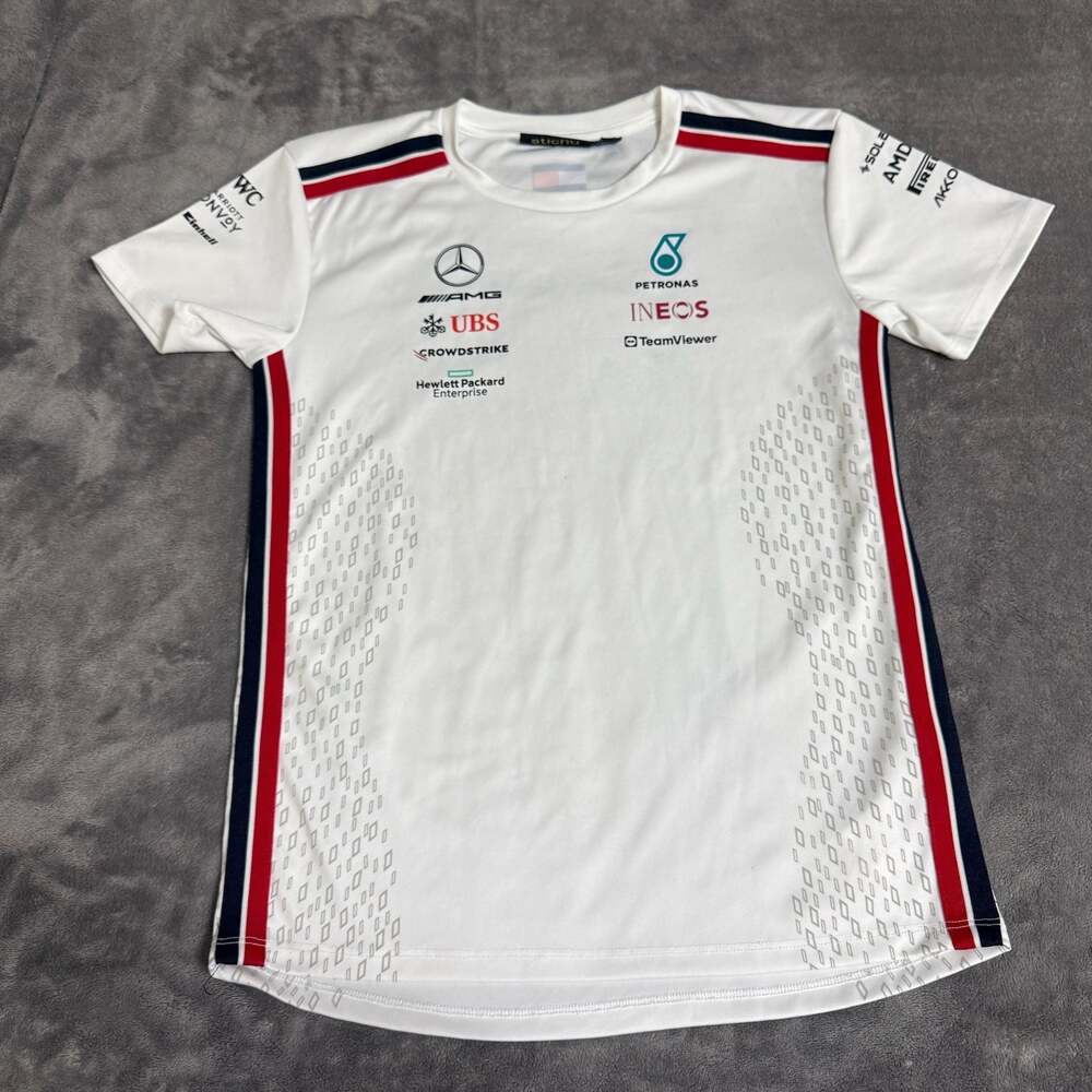 Mercedes-AMG Petronas Formula One Team White 2023 Team Driver T-Shirt